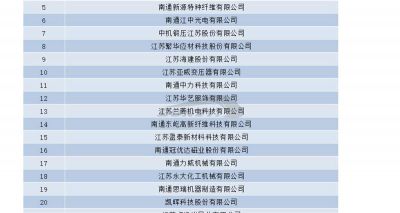 2021年南通市专精特新小巨人-2